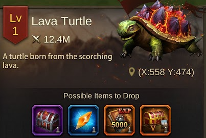 Evony Lava Turtle 1 Menu